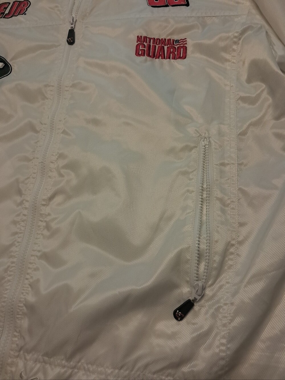 White Men's Dale Earnhardt Racing Jacket - Picture 6 of 8